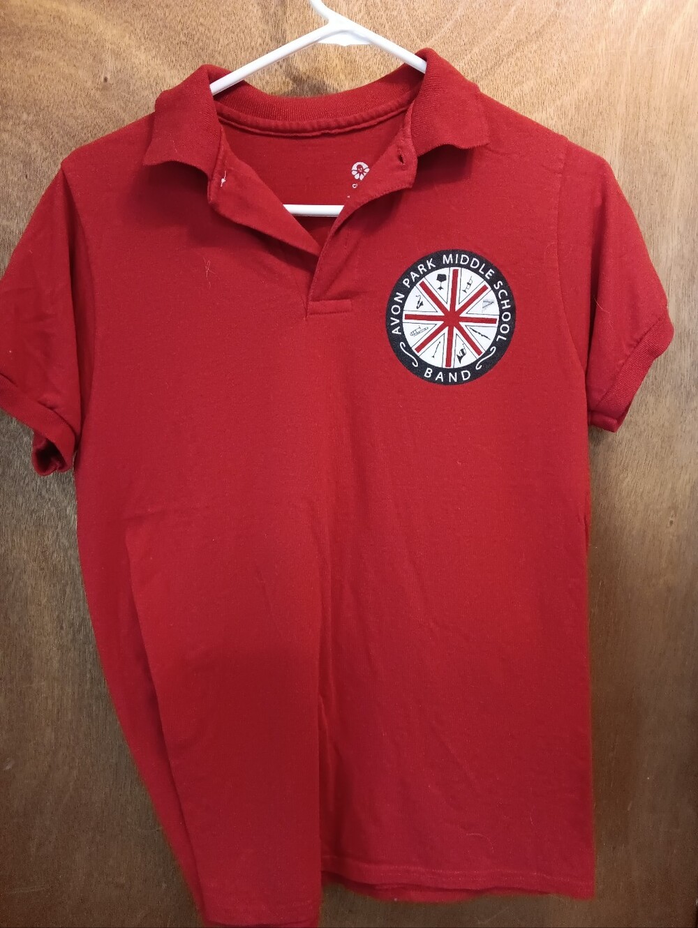 Custom Ink Band Men's Red Polo Shirt